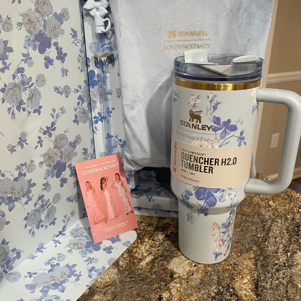 Limited Edition Stanley x LoveShackFancy Quencher H2.0 FlowState Tumbler